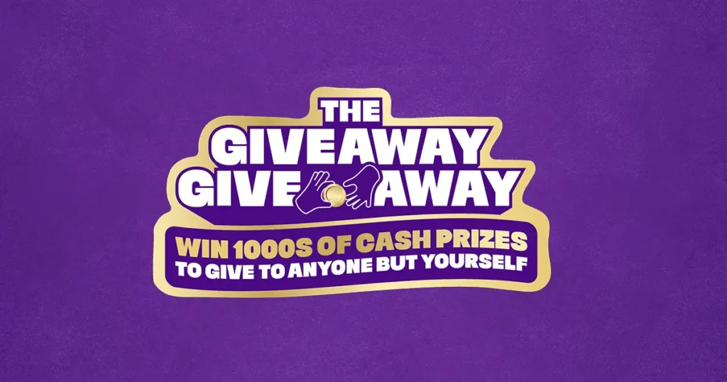 Win Thousands of cash prizes to give away, including major cash draws