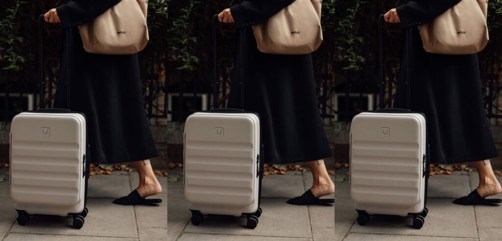 Win An Antler Icon Stripe Dual Opening Suitcase Set Worth £730